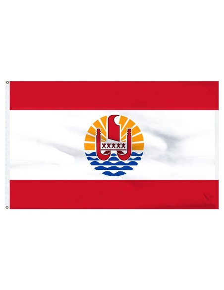 French Polynesia 4' x 6' Outdoor Nylon Flag