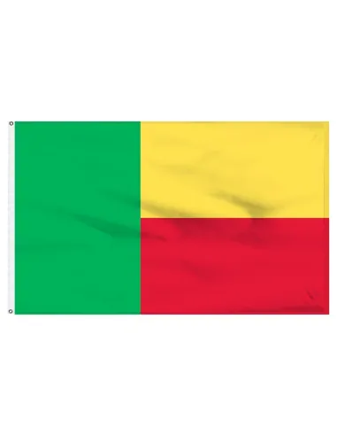 Benin 2' x 3' Indoor International Polyester Flag | Buy Online