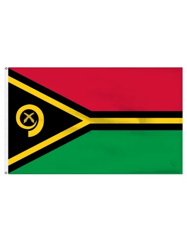 Vanuatu 2' x 3' Indoor International Polyester Flag | Buy Online