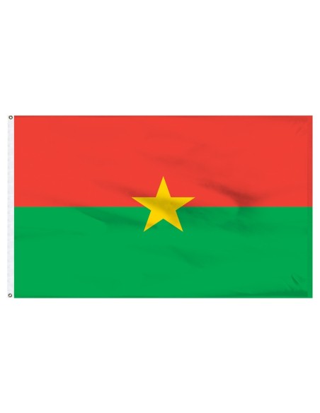 Burkina Faso 5' x 8' Outdoor Nylon Flag