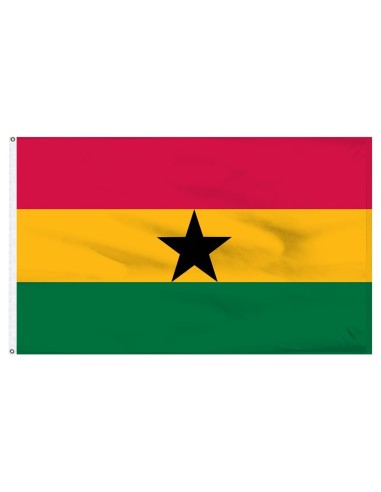 Ghana 5' x 8' Outdoor Nylon Flag