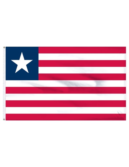 Liberia 5' x 8' Outdoor Nylon Flag