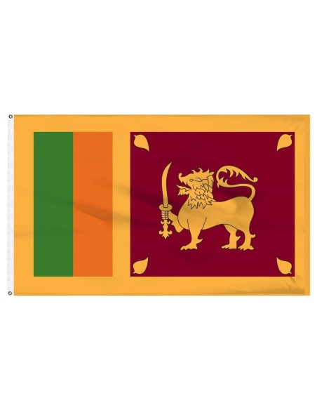 Sri Lanka 5' x 8' Outdoor Nylon Flag