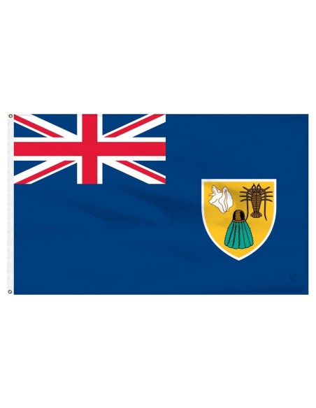 Turks-Caicos 5' x 8' Outdoor Nylon Flag