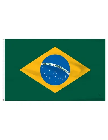 Brazil 3' x 5' Indoor International Polyester Flag | Buy Online