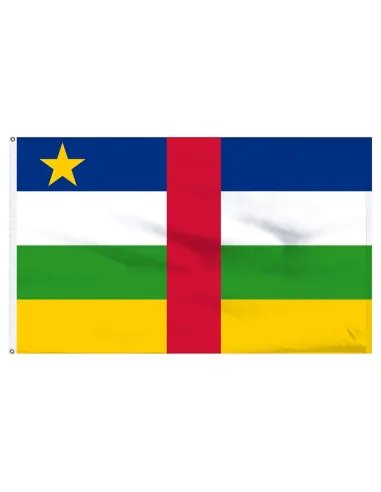 Central African Rep 3' x 5' Indoor International Polyester Flag | Buy Online