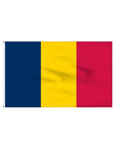 Chad 3' x 5' Indoor International Polyester Flag | Buy Online