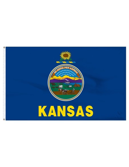 Kansas 2' x 3' Outdoor Nylon Flag