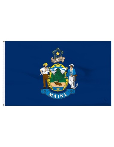 Maine 2' x 3' Outdoor Nylon Flag | Buy Online