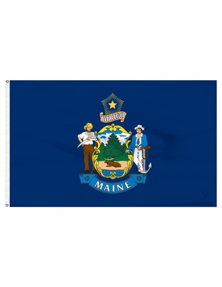 Maine 2' x 3' Outdoor Nylon Flag