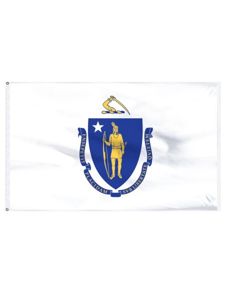 Massachusetts 2' x 3' Outdoor Nylon Flag