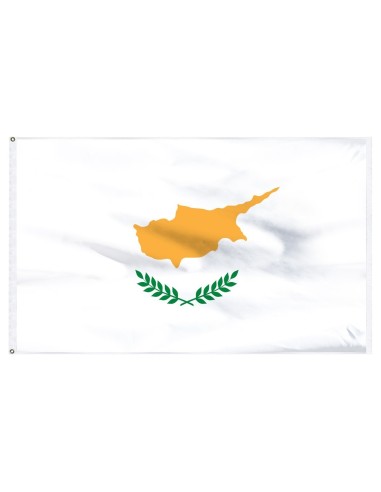 Cyprus 3' x 5' Indoor International Polyester Flag | Buy Online