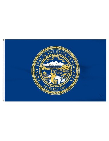 Nebraska 2' x 3' Outdoor Nylon Flag | Buy Online