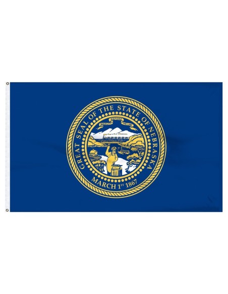 Nebraska 2' x 3' Outdoor Nylon Flag