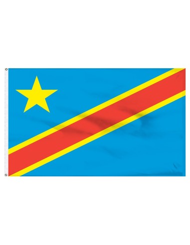 Dem Republic of Congo 3' x 5' Indoor International Polyester Flag | Buy Online