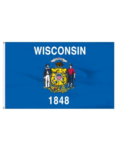 Wisconsin 2' x 3' Outdoor Nylon Flag | Buy Online