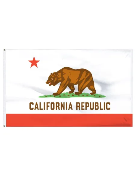 California 3' x 5' Outdoor Nylon Flag