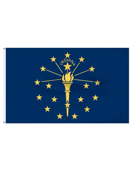 Indiana 3' x 5' Outdoor Nylon Flag