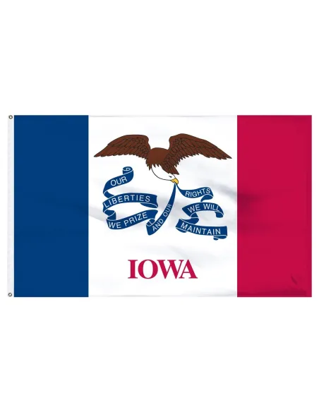 Iowa 3' x 5' Outdoor Nylon Flag