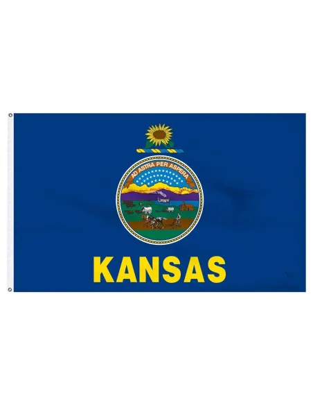 Kansas 3' x 5' Outdoor Nylon Flag