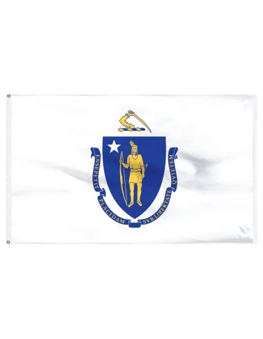 Massachusetts 3' x 5' Outdoor Nylon Flag | Buy Online