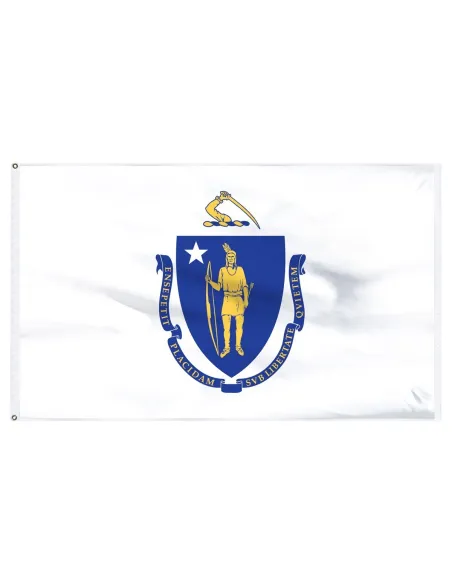 Massachusetts 3' x 5' Outdoor Nylon Flag