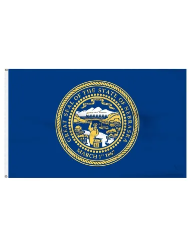 Nebraska 3' x 5' Outdoor Nylon Flag | Buy Online