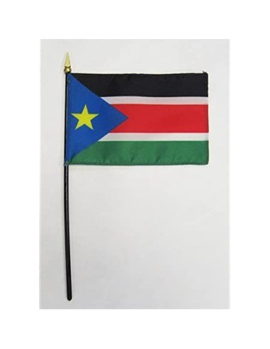 South Sudan Mounted Flags 4" x 6"| Buy Online Now