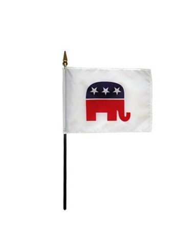 Political Republican Party 4" x 6" Miniature Flags