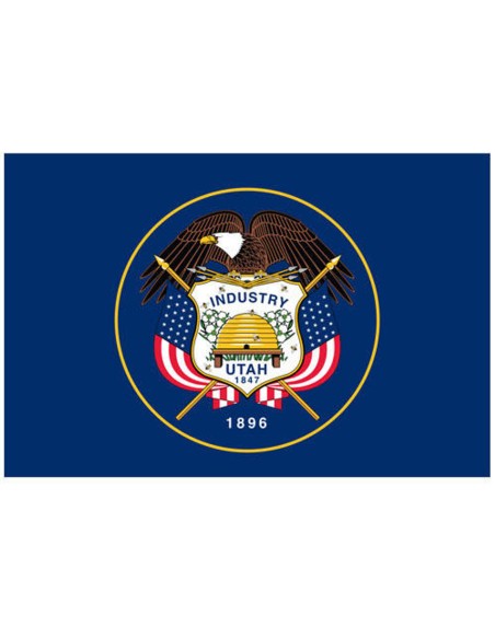 Utah 3' x 5' Outdoor Nylon Flag (Historical)