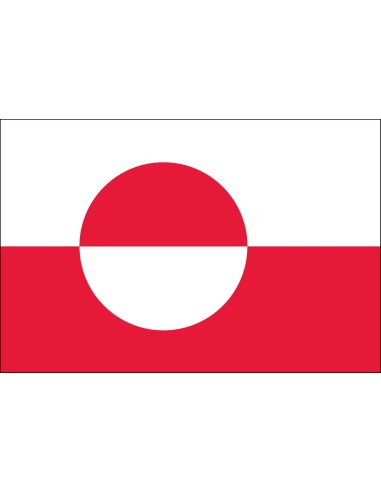 Greenland 3' x 5' Indoor International Polyester Flag | Buy Online