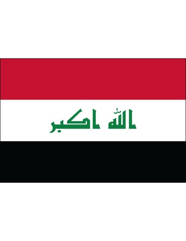 Iraq 3' x 5' Indoor International Polyester Flag | Buy Online