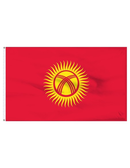 Kyrgyzstan 3' x 5' Light Weight Polyester