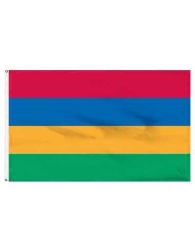 Mauritius 3' x 5' Indoor International Polyester Flag | Buy Online