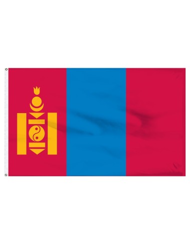 Mongolia 3' x 5' Indoor International Polyester Flag | Buy Online