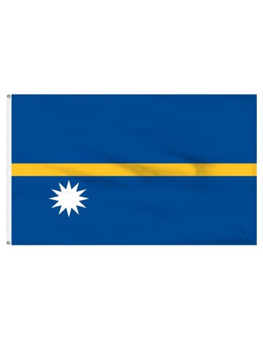 Nauru 3' x 5' Indoor International Polyester Flag | Buy Online