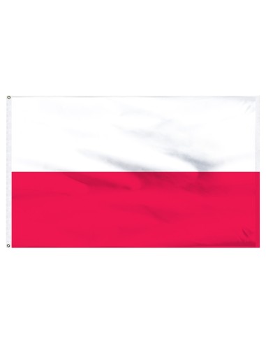 Poland 3' x 5' Indoor International Polyester Flag | Buy Online