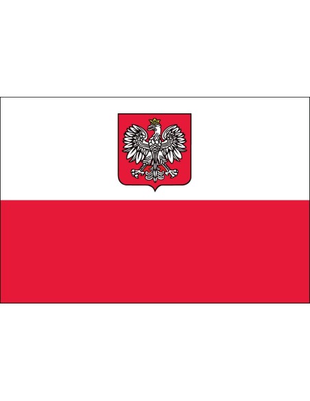 Poland w/ Eagle 3' x 5' Light Weight Polyester