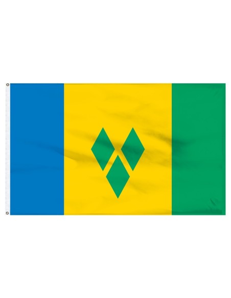 St. Vincent & Grenadines 3' x 5' Light Weight Polyester