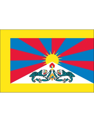 Tibet 3' x 5' Indoor International Polyester Flag | Buy Online