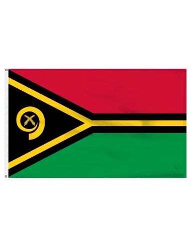 Vanuatu 3' x 5' Indoor International Polyester Flag | Buy Online