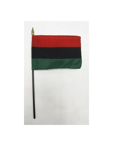 African-American Mounted Flags 4" x 6"| Buy Online Now