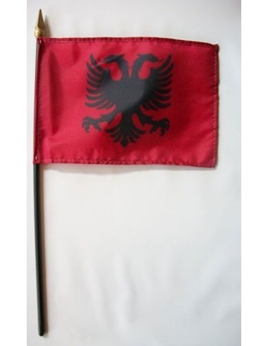 Albania Mounted Flags 4" x 6"| Buy Online Now