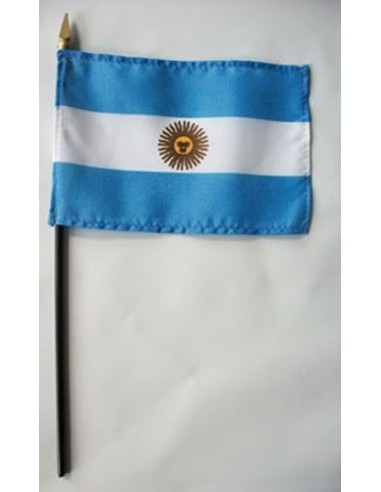 Argentina Mounted Flags 4" x 6"| Buy Online Now