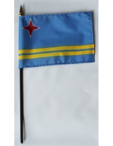 Aruba Mounted Flags 4" x 6"| Buy Online Now