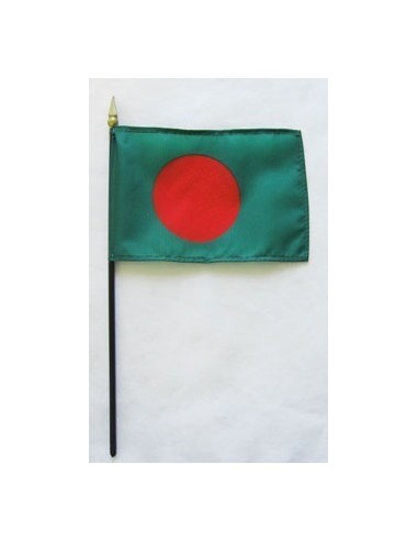 Bangladesh Mounted Flags 4" x 6"| Buy Online Now