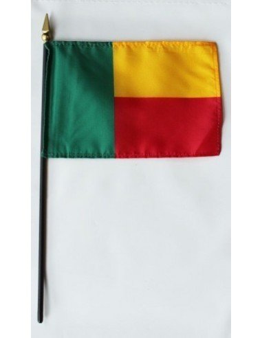 Benin Mounted Flags 4" x 6"| Buy Online Now