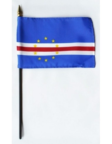 Cape Verde Mounted Flags 4" x 6"| Buy Online Now