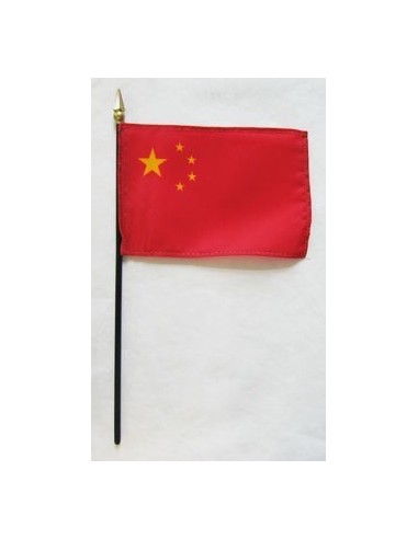 China Mounted Flags 4" x 6"| Buy Online Now