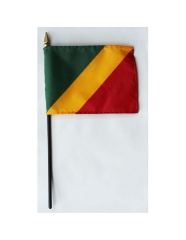 Congo Mounted Flags 4" x 6"| Buy Online Now